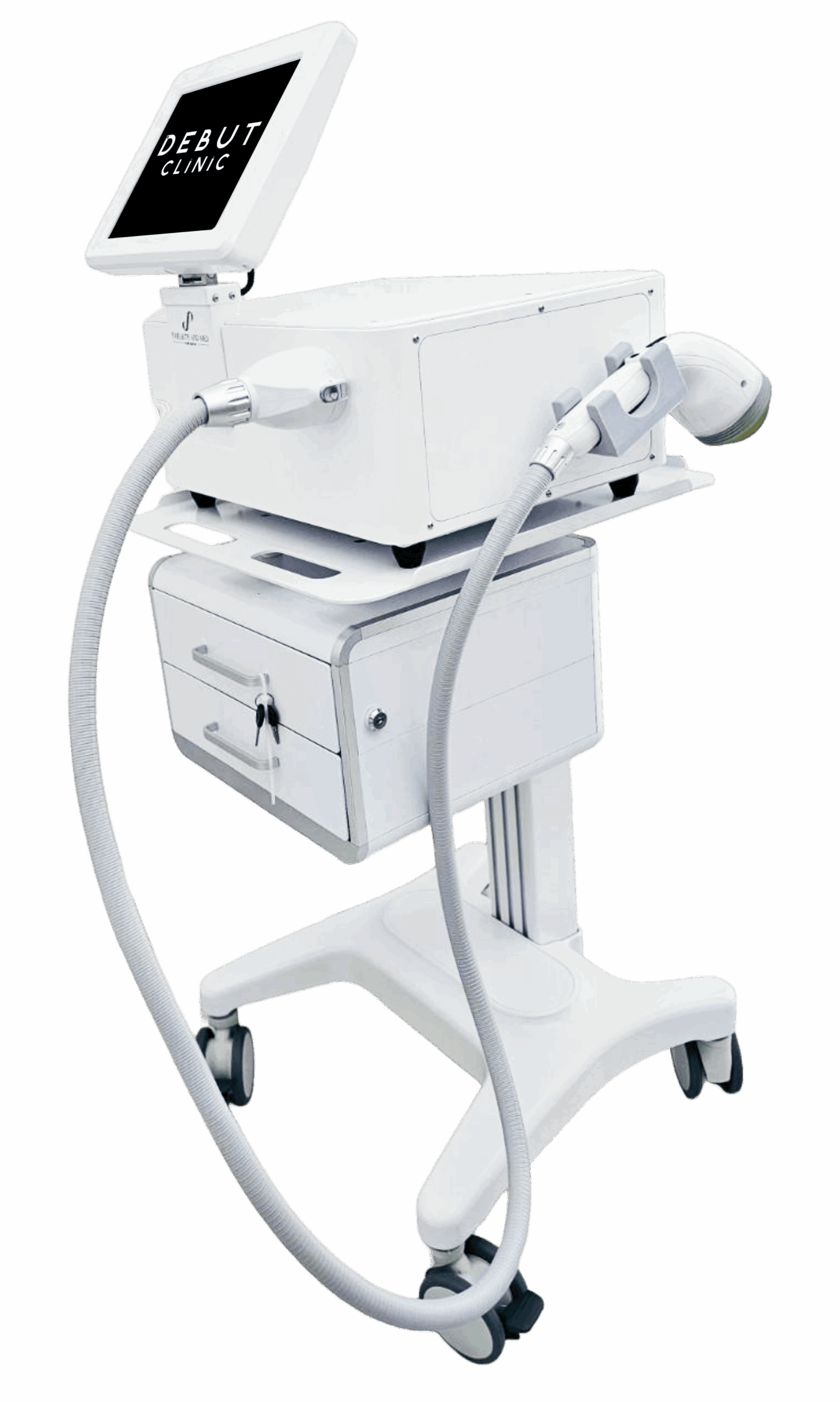 เครื่อง Shockwave Therapy มุมมองด้านหน้า